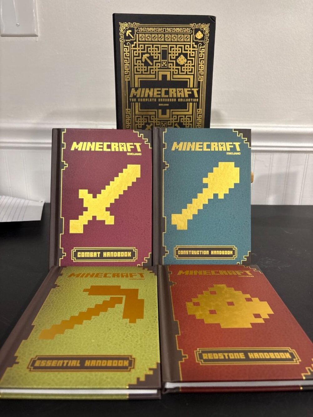 Minecraft Complete Collection Box Set of 4 Books: Combat Construction Essential - Picture 5 of 14